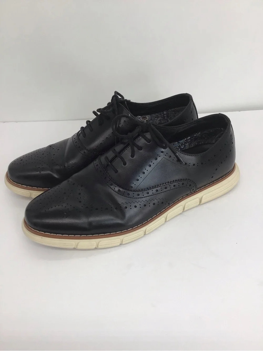 Bruno Marc Grandwing Crossflex Oxford Sneaker Casual Office Black Size 13